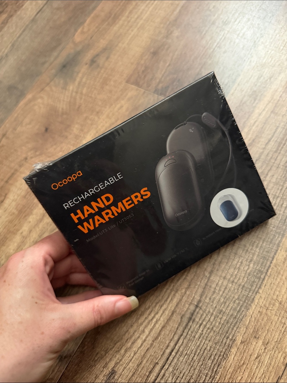 Ocoopa Rechargeable Hand Warmers - Black